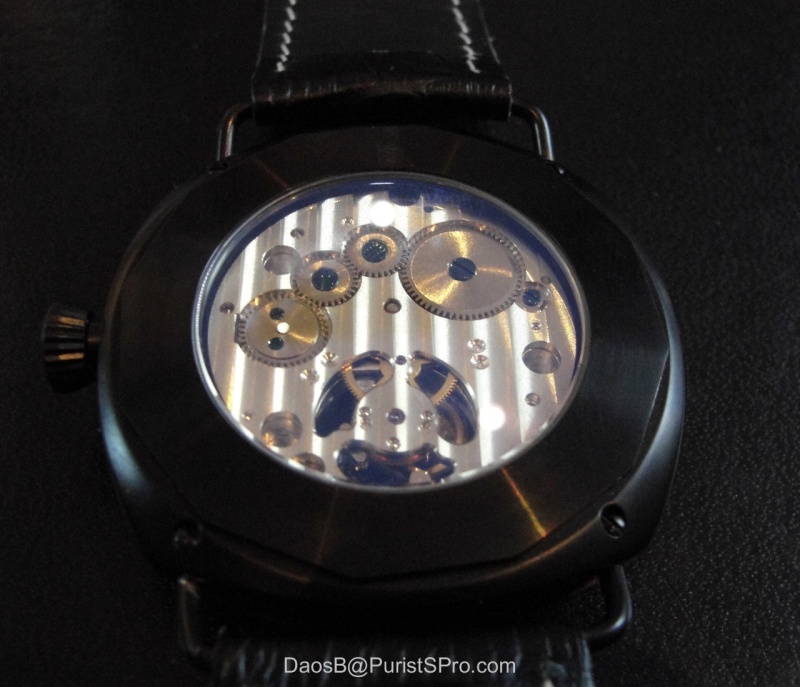 The rear of the tourbillon.