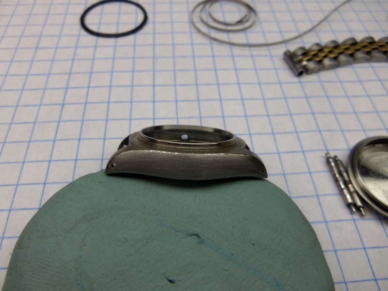 Smoothing out dings.