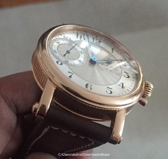 H. Moser watch listing