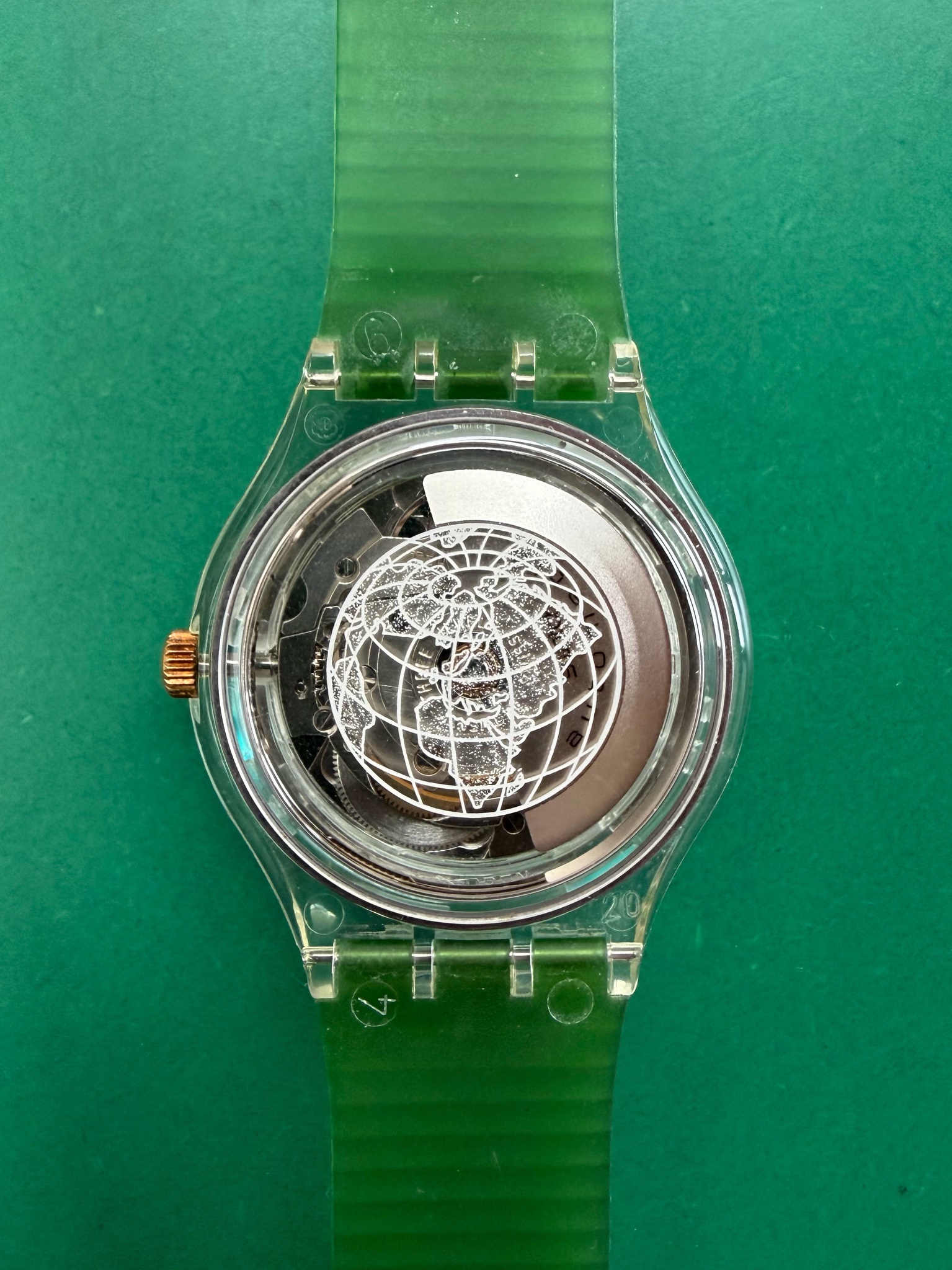 Explore the Swatch 92 Earth Summit, a quirky 36mm automatic watch