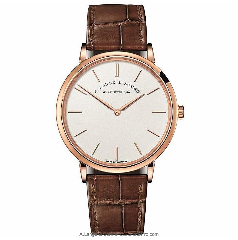 A. Lange & Söhne Saxonia Thin in pink gold
