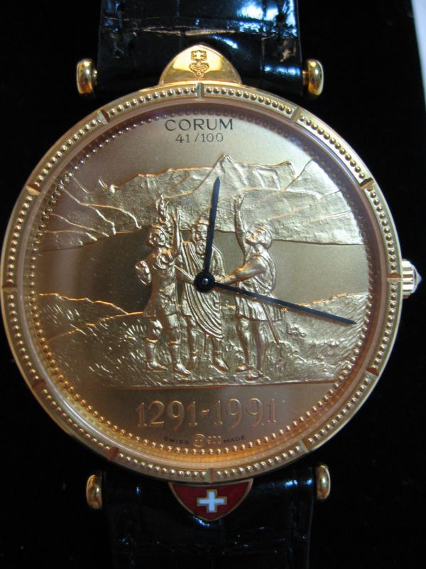 Limited edition Corum Coin watch