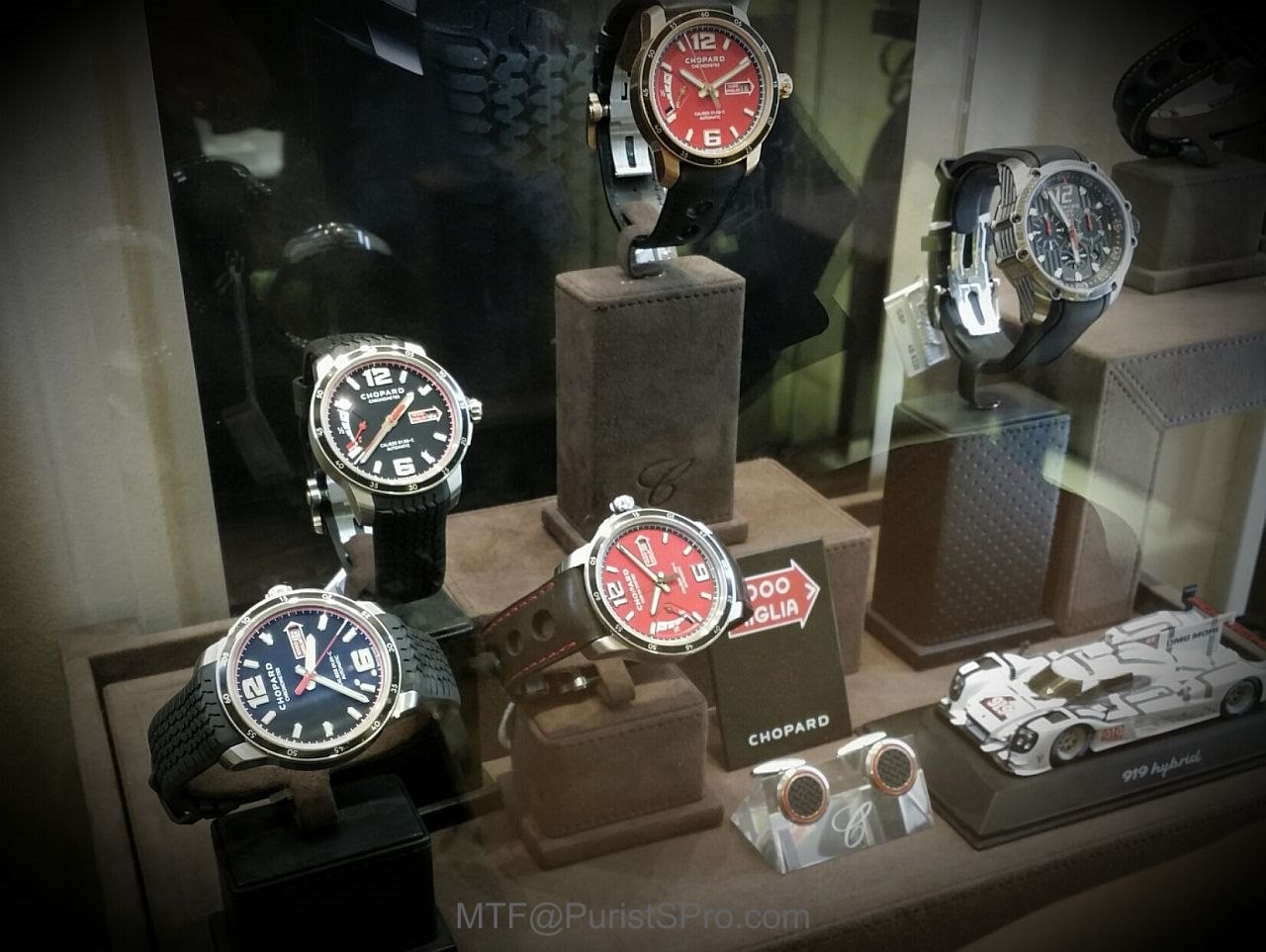 Vintage Racing and Superfast Chopard watches