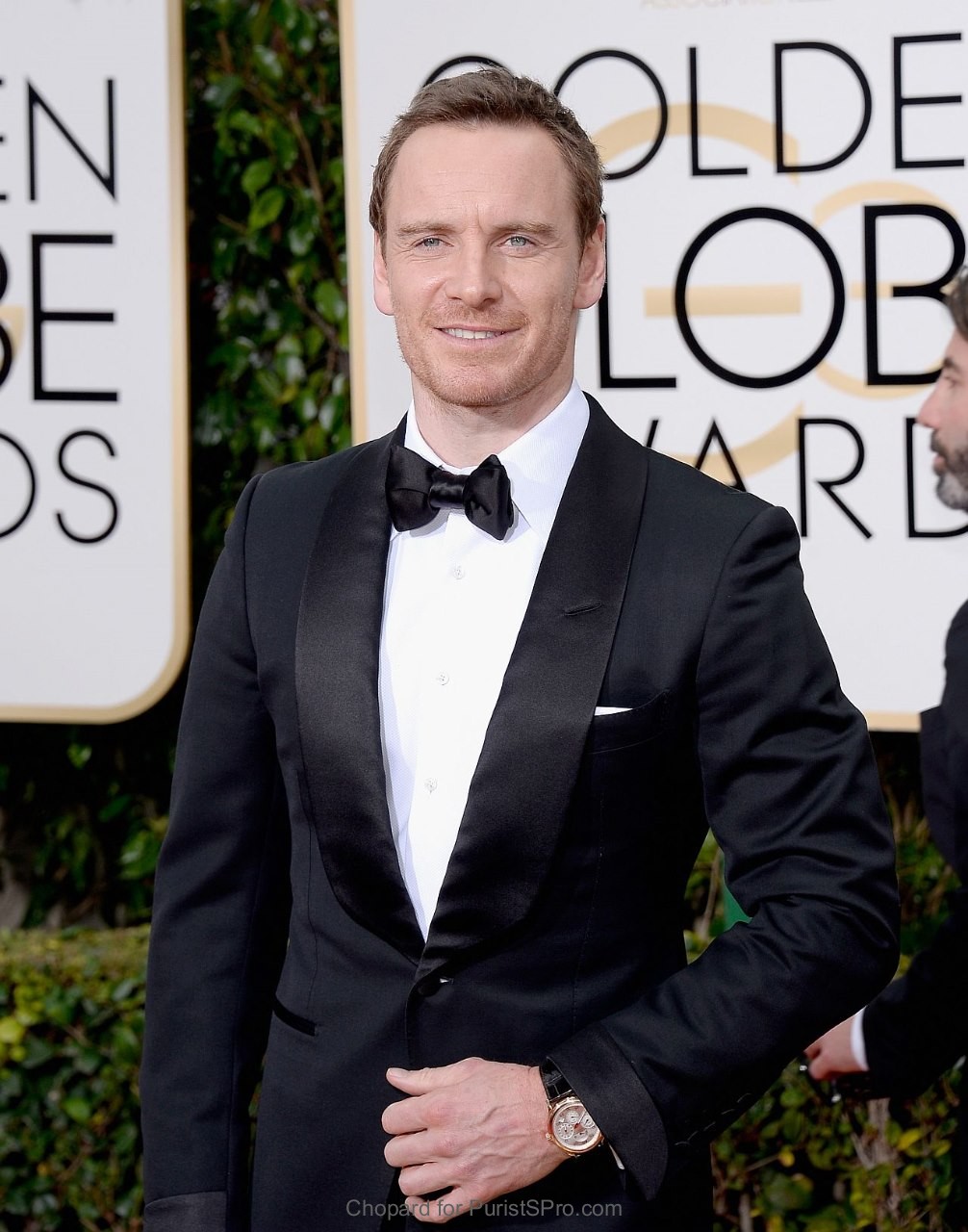 Michael Fassbender, Golden Globes Nominee, wears Chopard to the 73rd Golden Globes