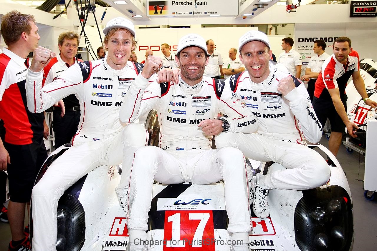 Webber, Hartley and Bernhard: World Champions 2015