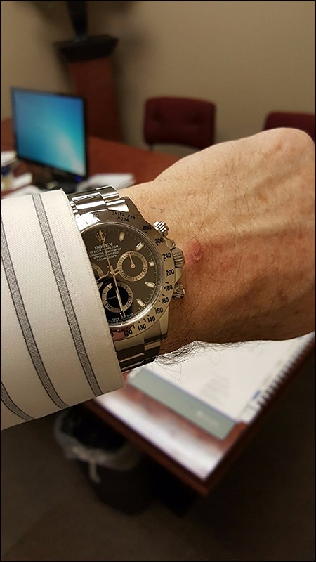 The Daytona is perfect for the office . . . comfortable for all day wear and fits beautifully under the shirt cuff!