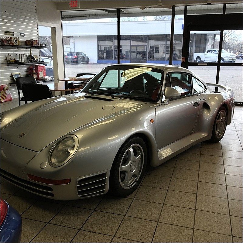 Rare 959. Just acquired at auction and in for service.