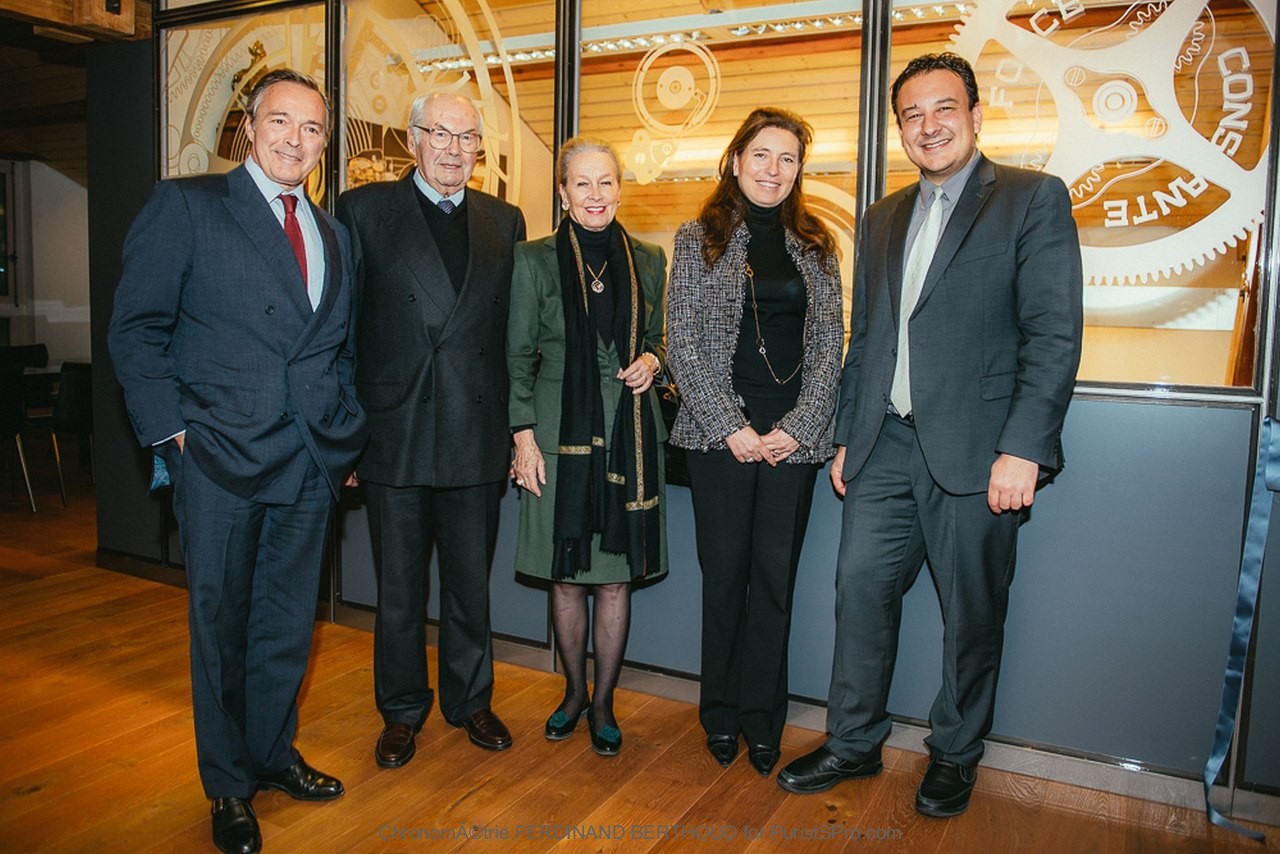 From left to right: Karl-Friedrich Scheufele, Karl Scheufele, Karin Scheufele, Christine Scheufele and Jean-Nathanaël Karakash
