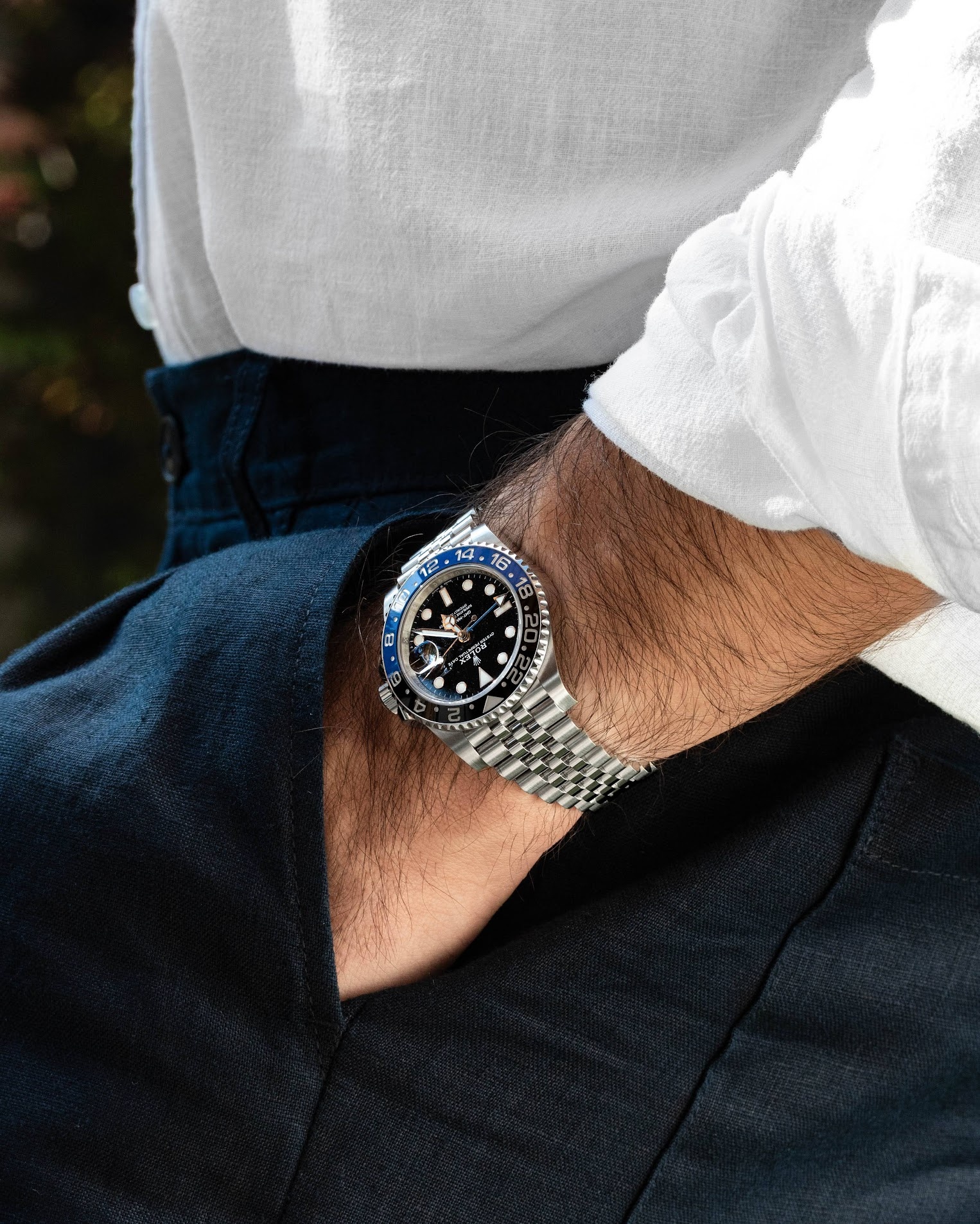 Watch by Rolex, GMT Master II, 126710, 126710BLNR