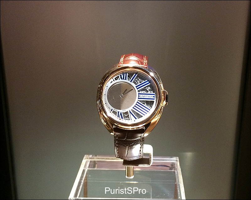Clé de Cartier Mysterious Hour watch in pink gold