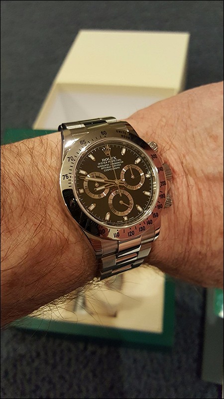 Looking good. A perfect size and fit for my 7.25' wrist.