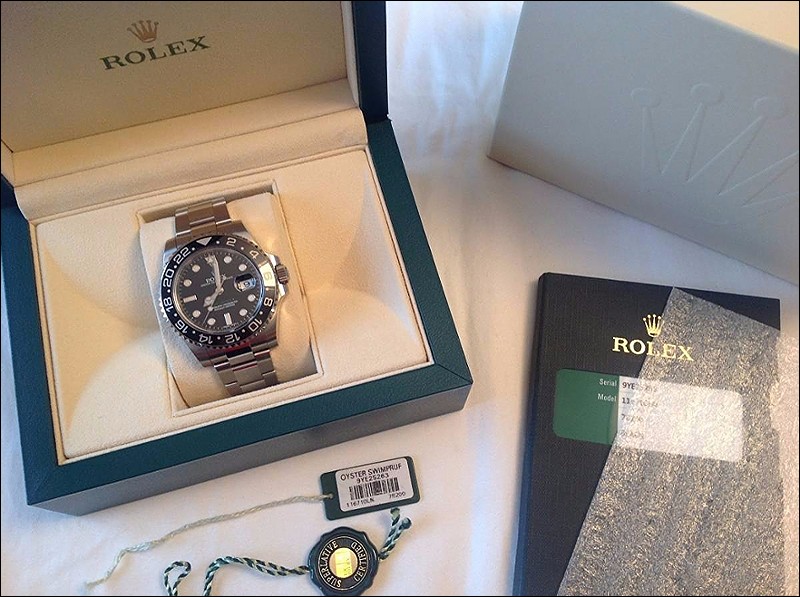 2016 Rolex GMT Master II 116710BLNR Black watch listing