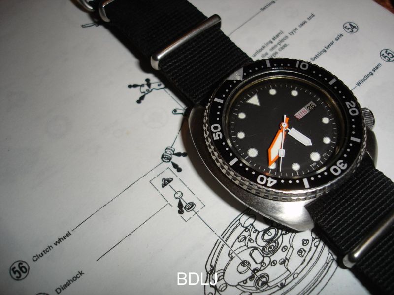 A another 6309-7040 that I put together for a friend. Different dial and hands, good to 74m...