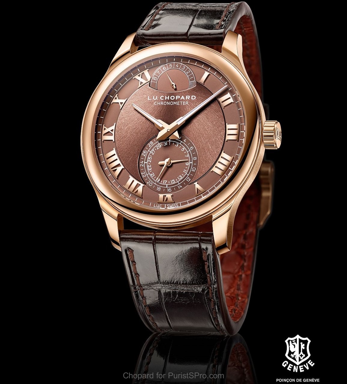 L.U.C Quattro Rose Gold - Brown Dial