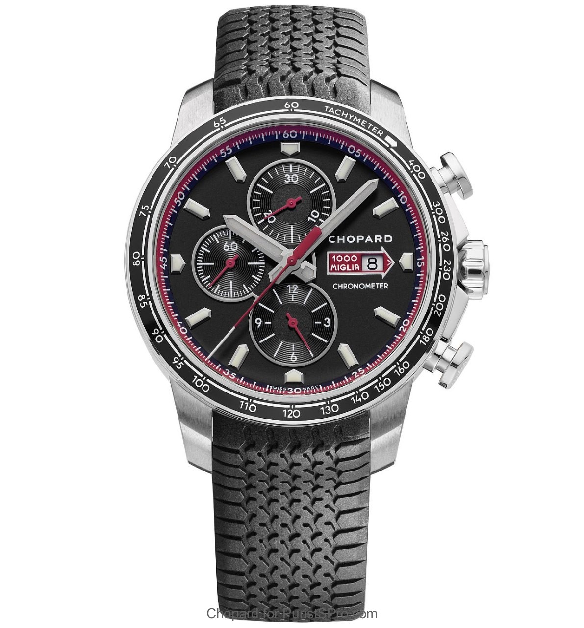 Steel on Rubber strap