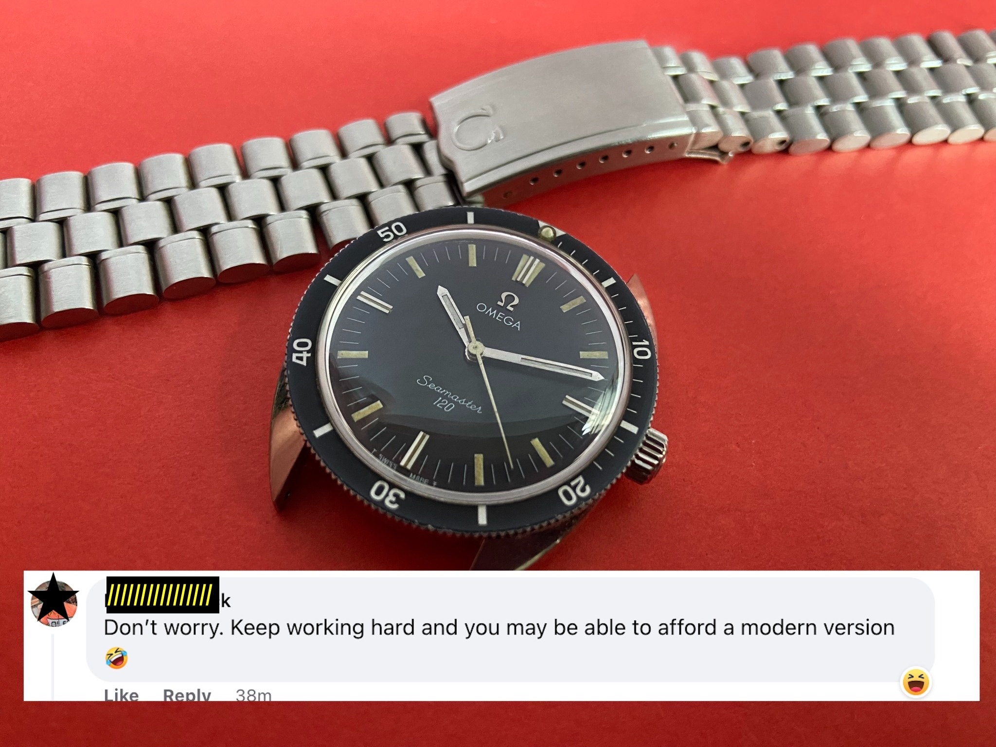 Watch, Omega, Seamaster, Seamaster 120