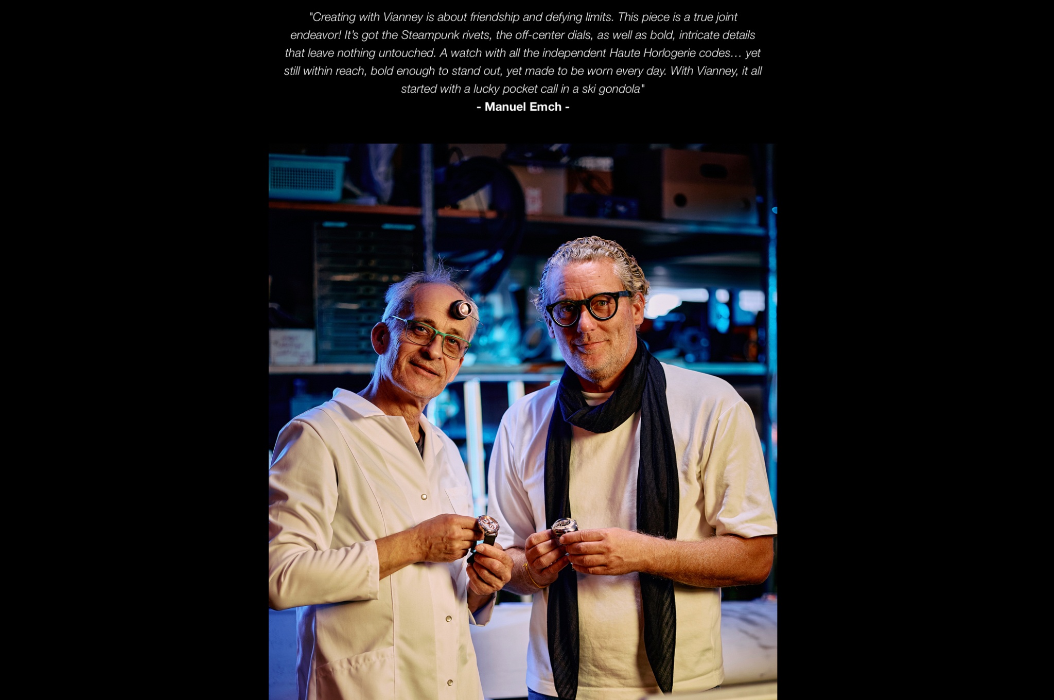 Watch, Vianney Halter