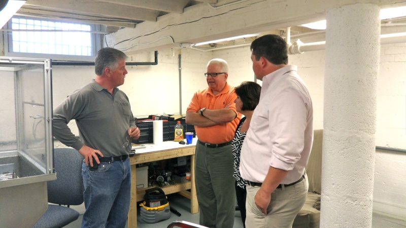 Roland, myself, and Seth talking watches...imagine that!