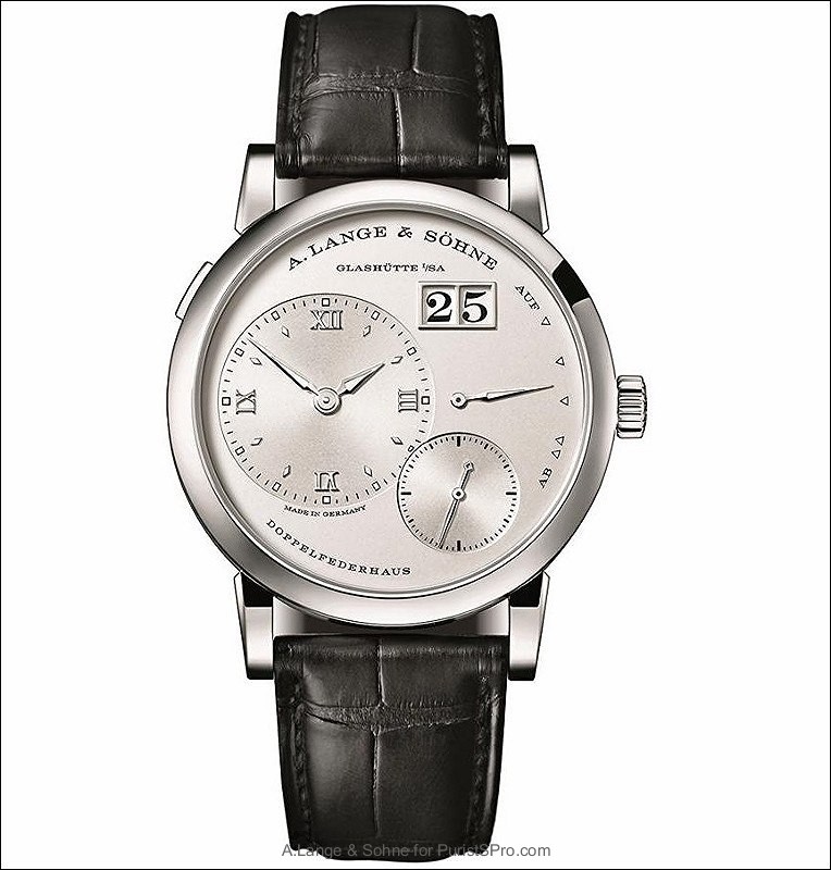 A. Lange & Söhne Lange 1 in white gold luminous hands & hour markers