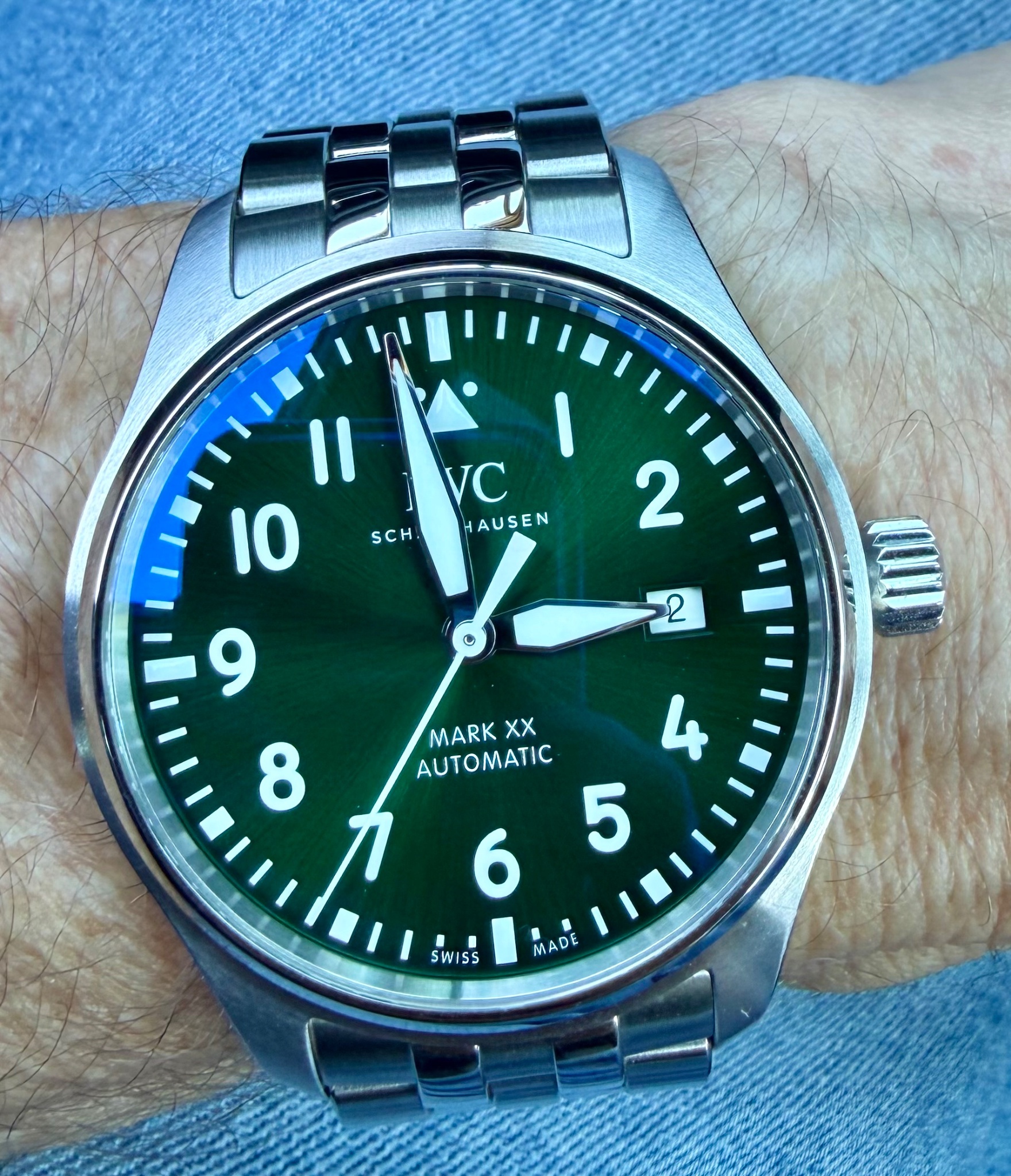 Watch by IWC, Pilot, Mark series, Mark XX, IW328205, Pilot's Watch Mark XX