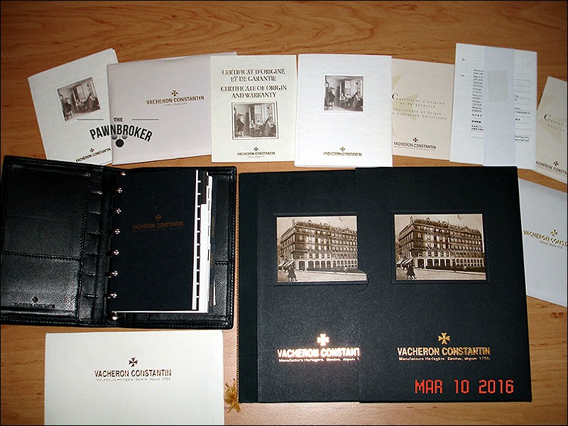 Vacheron Constantin watch listing
