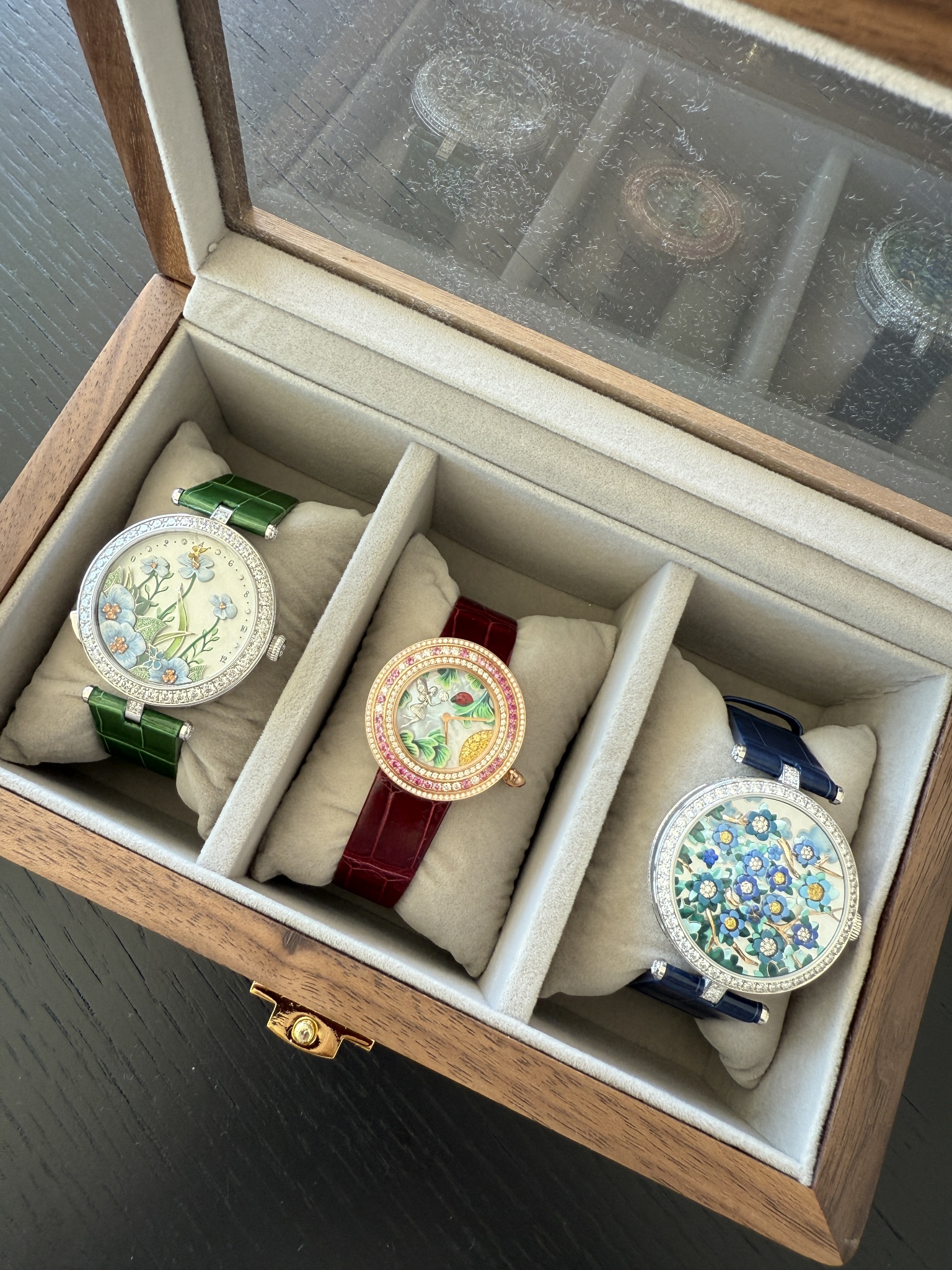 Watch, Van Cleef & Arpels, Vacheron Constantin, Ulysse Nardin, Reverso, Piaget, Jaquet Droz, Jaeger-LeCoultre, Blancpain