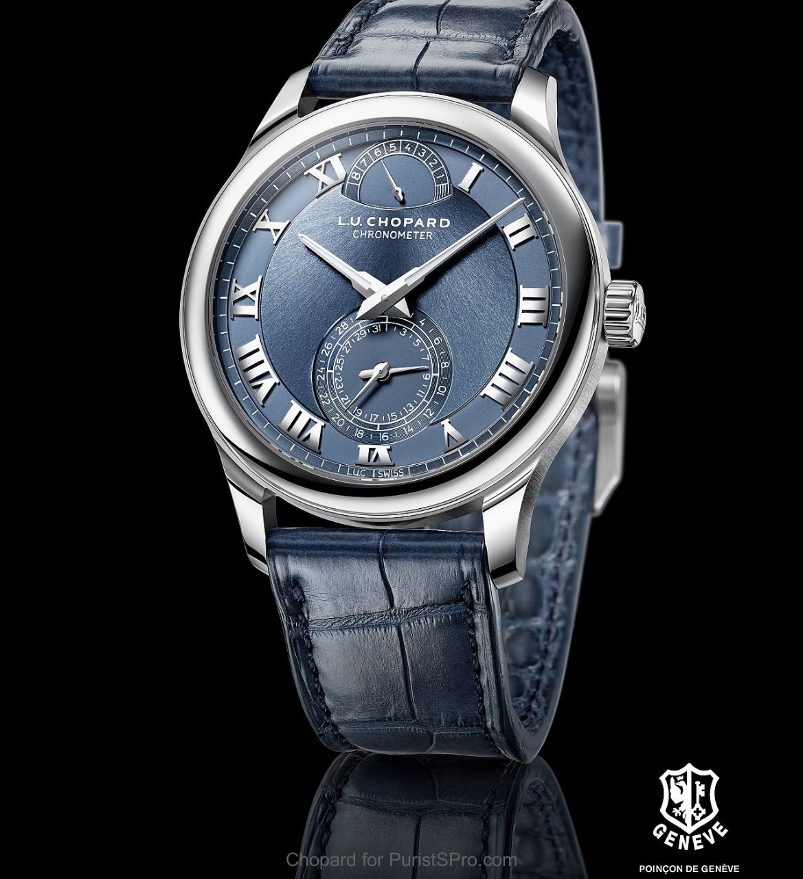 L.U.C Quattro Platinum - Blue Dial