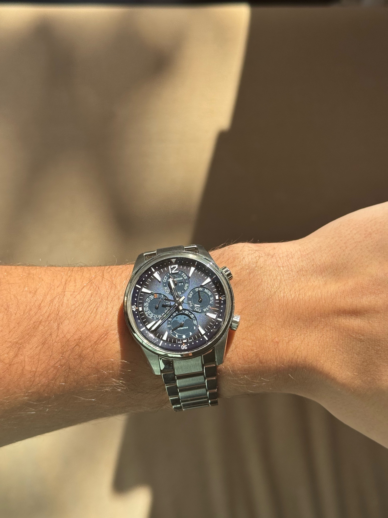 Watch, Jaeger-LeCoultre, Memovox, Polaris, Polaris Perpetual Calendar