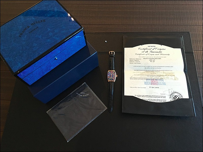 Franck Muller watch listing