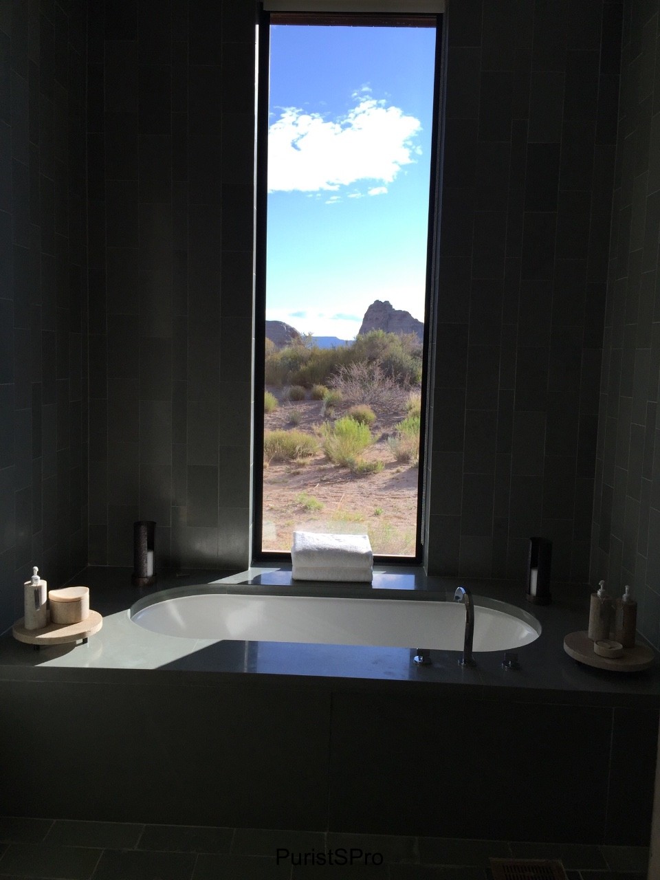 Tub with a view.