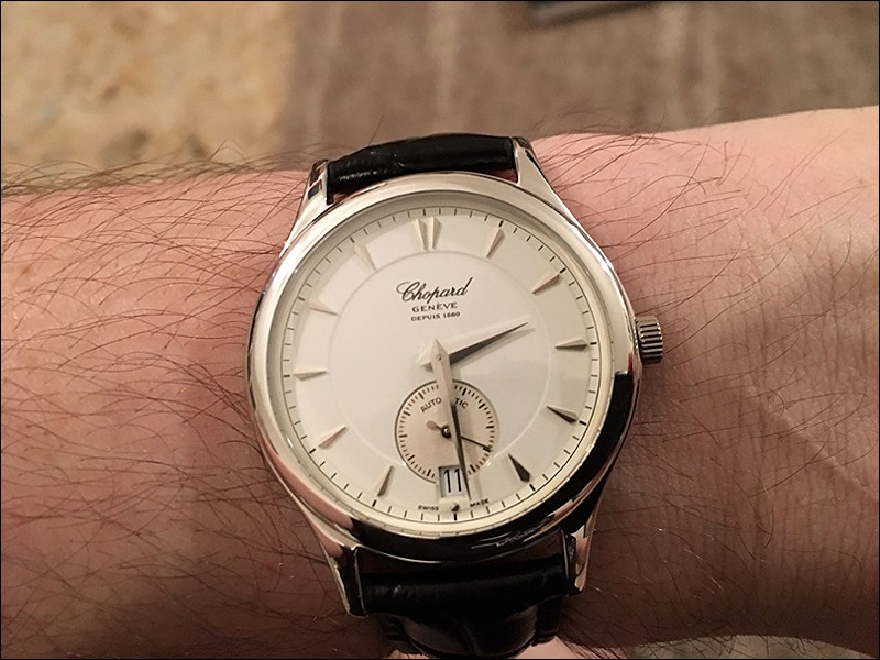 Chopard L.U.C. 16/1860 in Grey Gold Micro Rotor watch listing