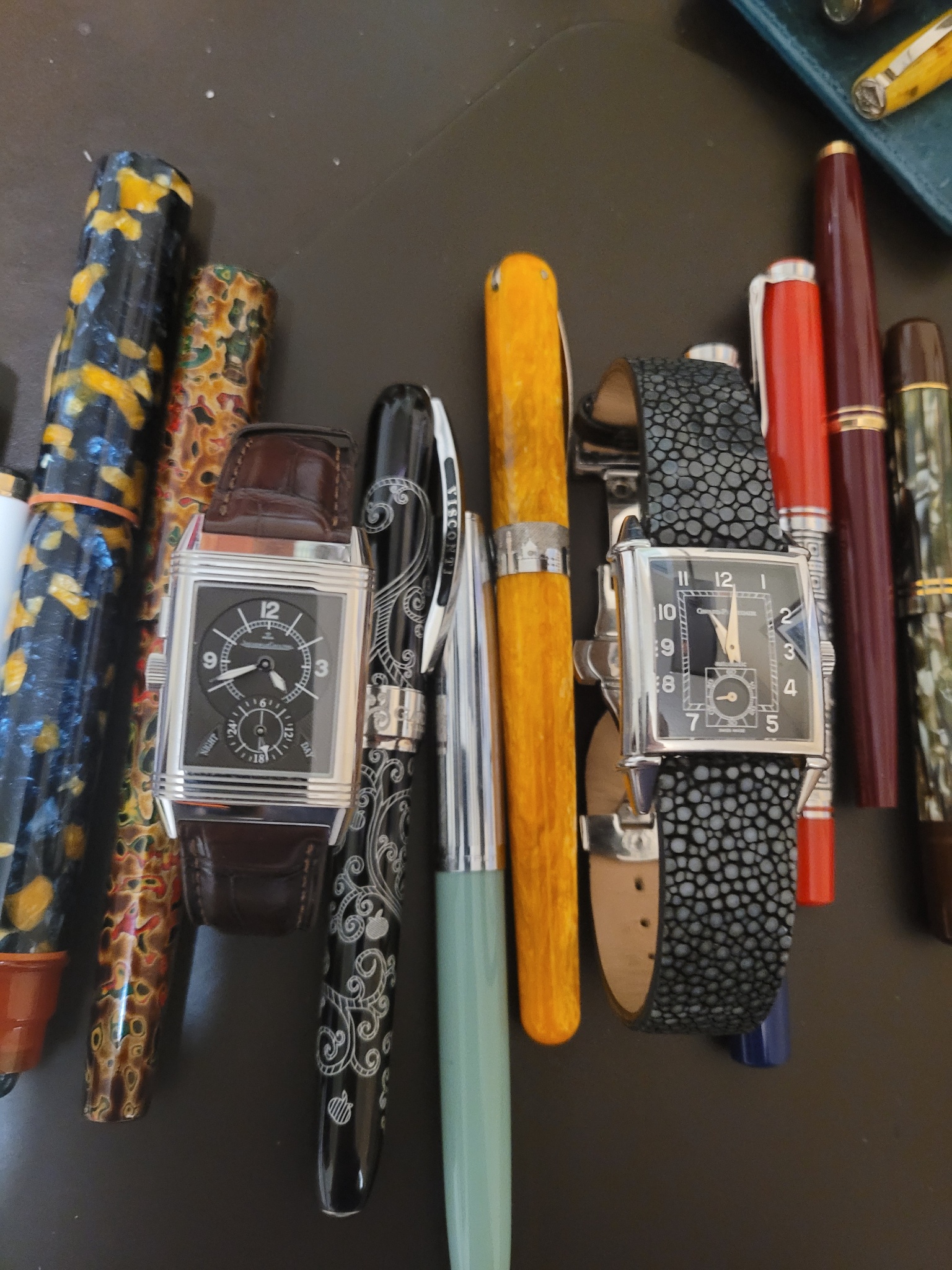 Watch, Girard Perregaux, Vintage 1945, Jaeger-LeCoultre, Reverso, Reverso Classique