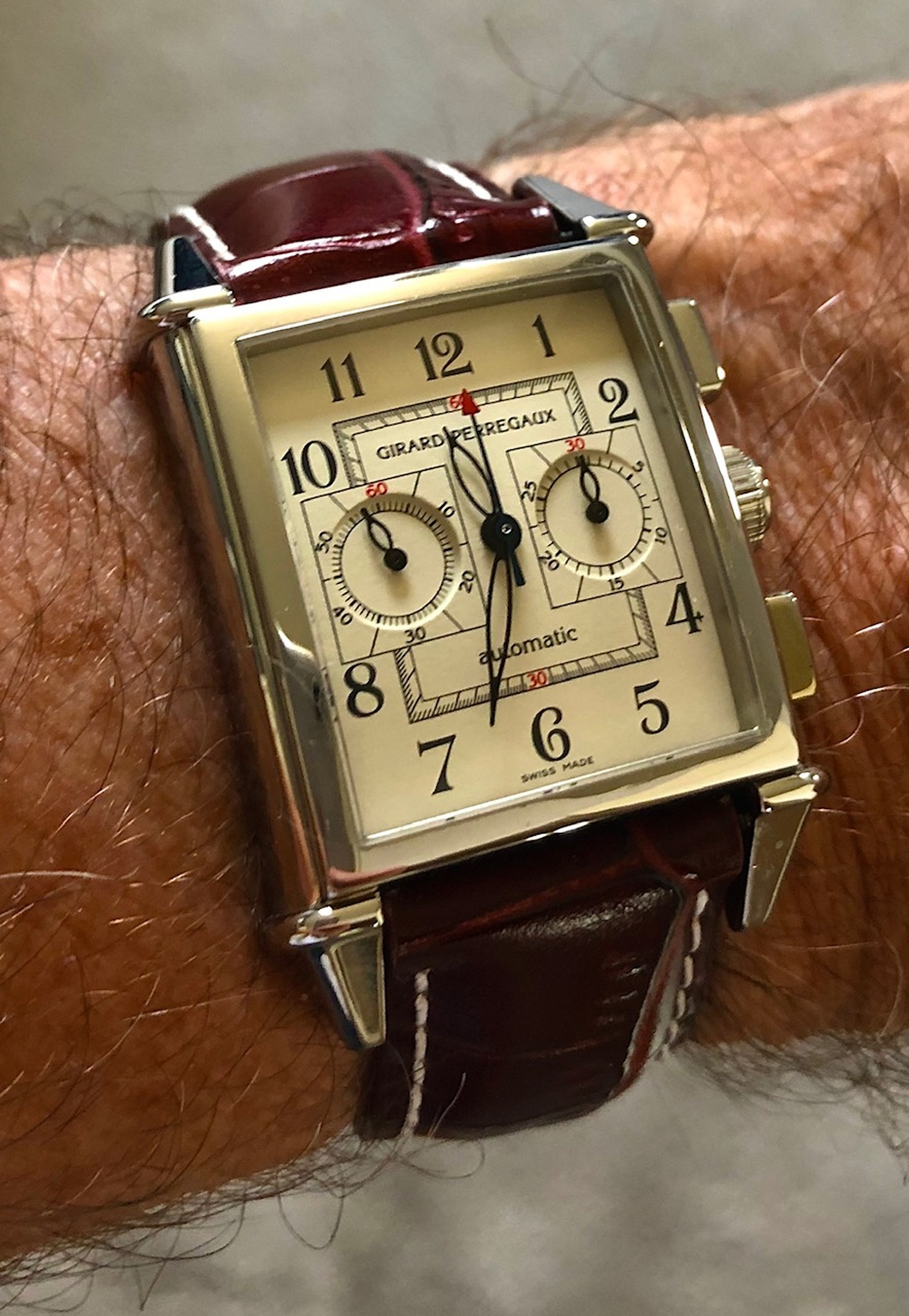 Watch, Girard Perregaux, Vintage 1945, Vintage 45 Chronograph, 2599