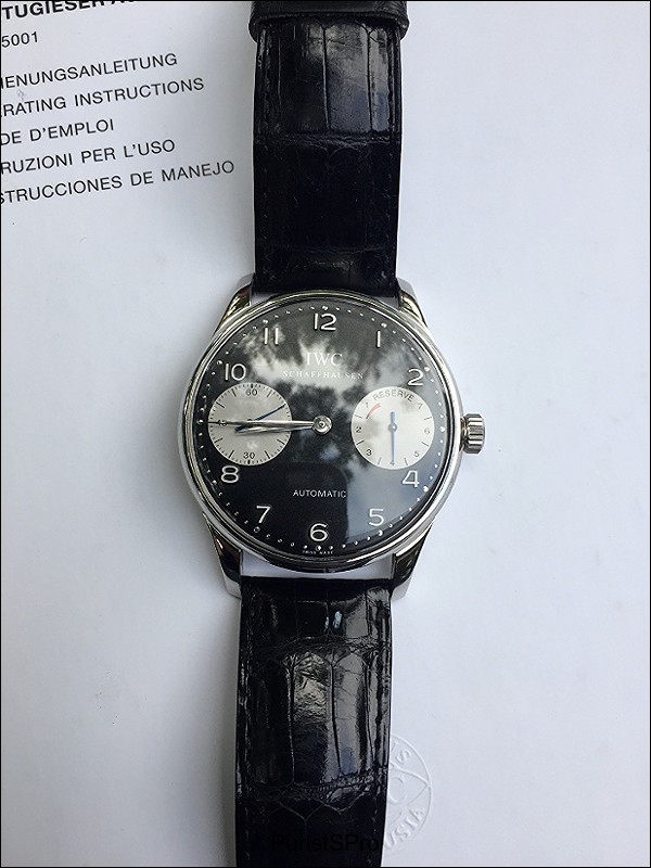 IWC watch listing
