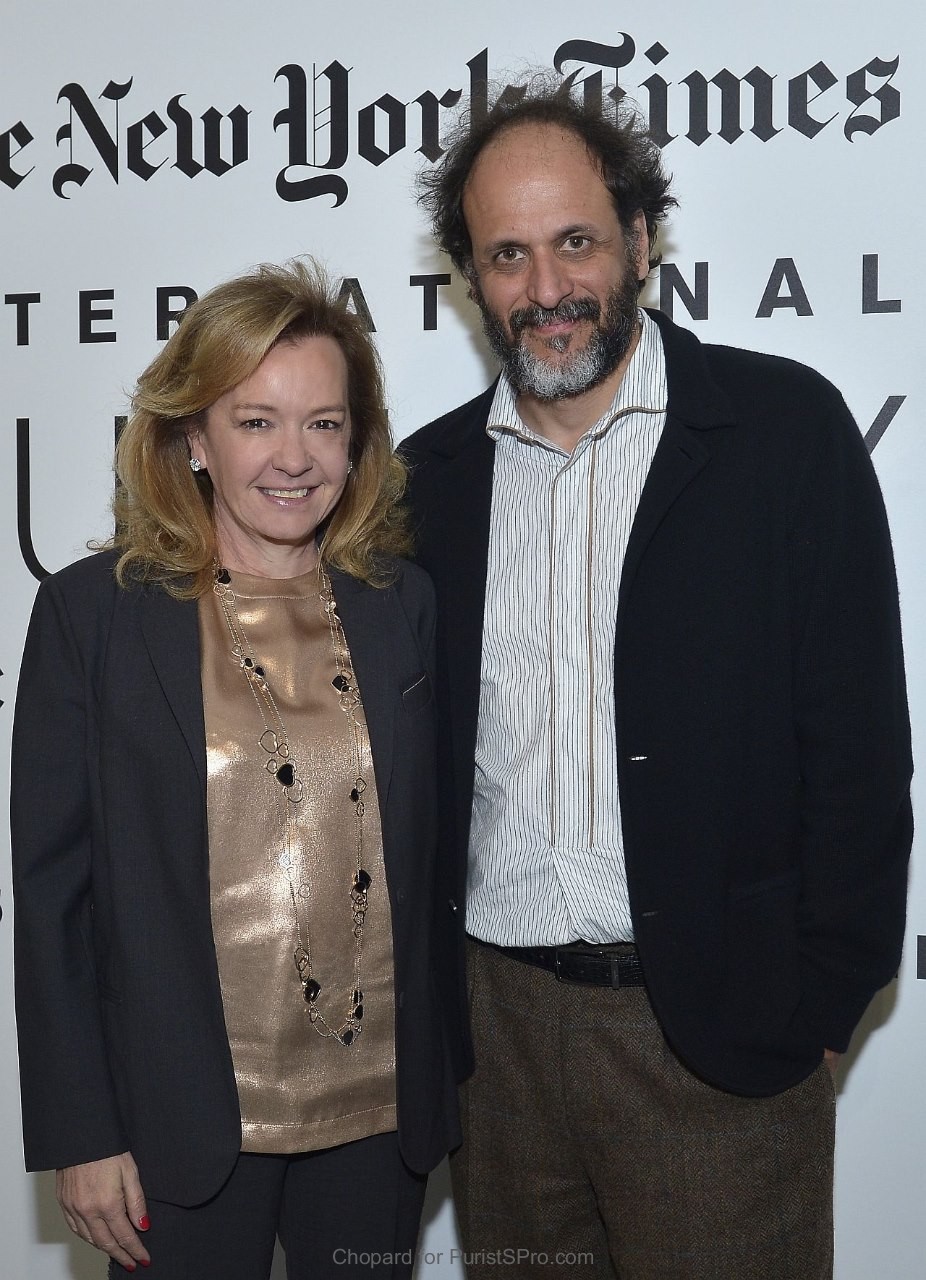 Caroline Scheufele and Luca Guadagnino, Director and speaker at INYT