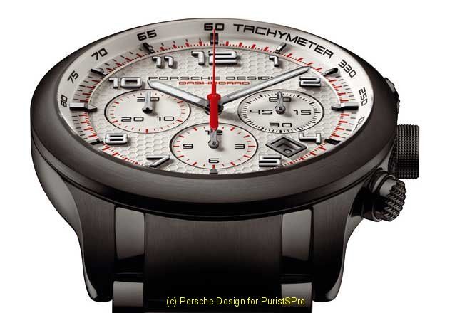 P'6612 PTC: titanium case with DLC coating