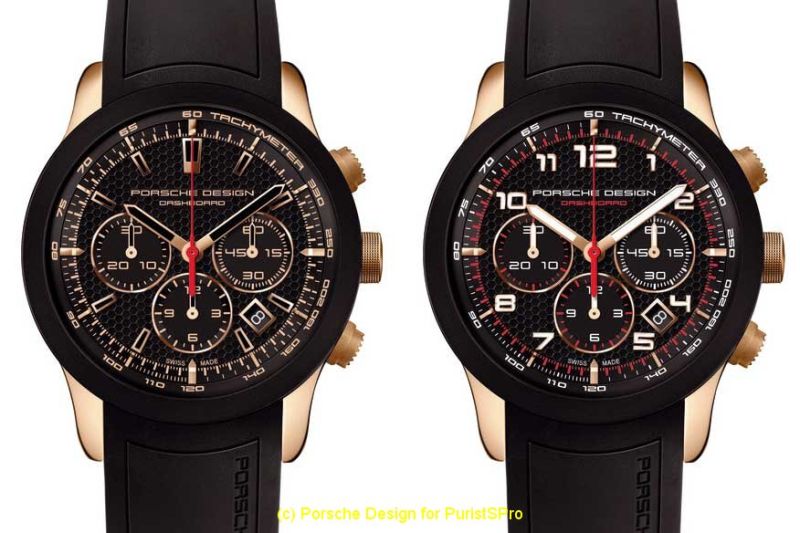 Dashboard P'6612 PGC: 18k pink gold case with rubberized titanium bezel