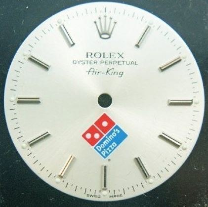 Rolex Domino Dial - Swiss Made with lume plots