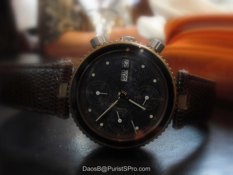 The most intriguing piece of the night for me. A brass-cased Genta.