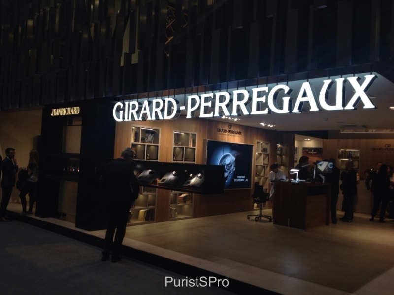 Jean Richard and Girard Perregaux booth