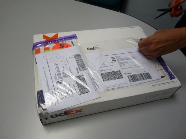 Woohoo...the FedEx man finally arrvied..