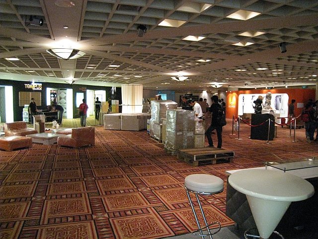 The Main Foyer before the exhinition hall...