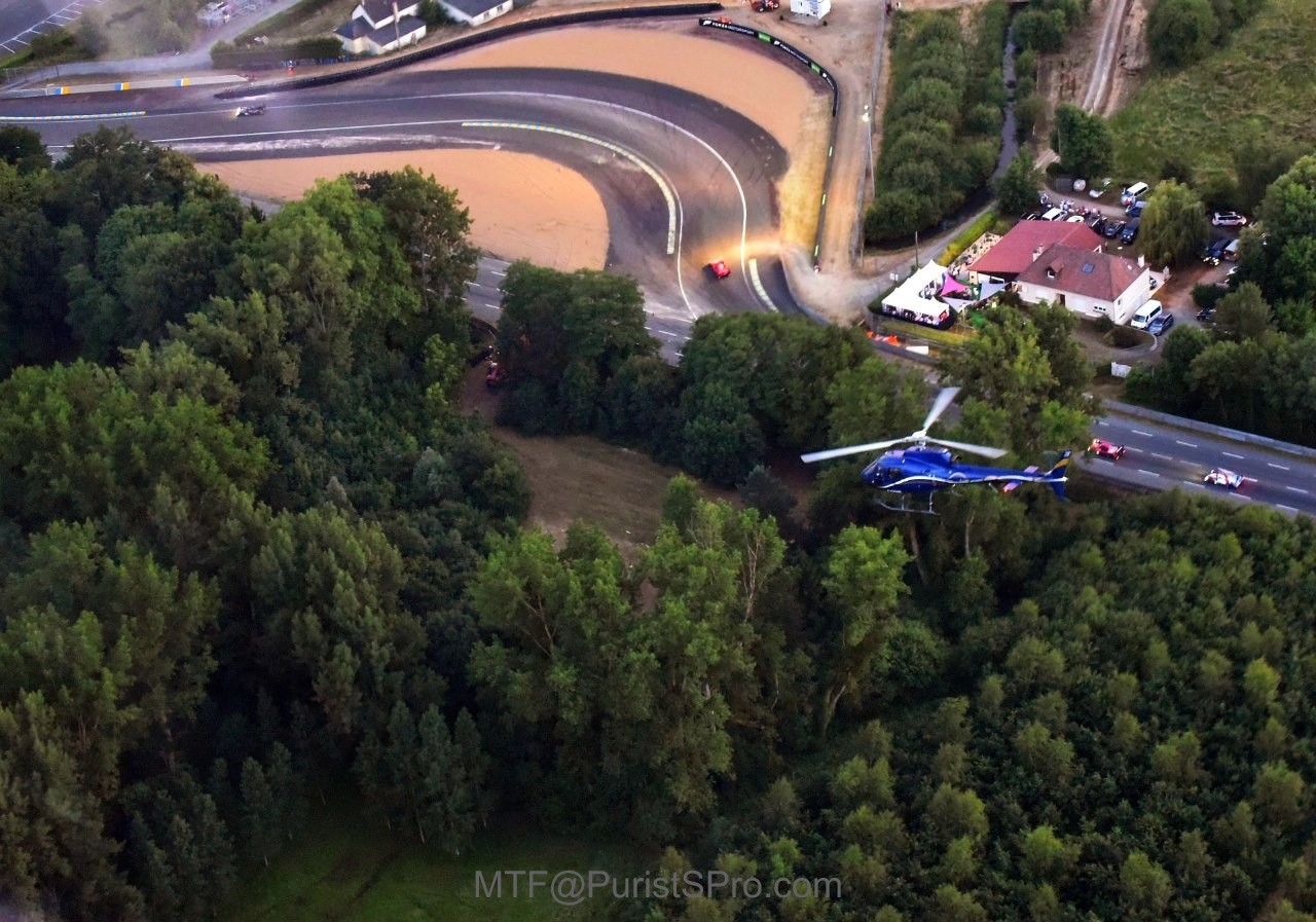 24H of Le Man from a bird's eye view