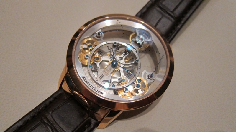 The new Time Pyramid with a unique skeletonized pyramid shaped movement