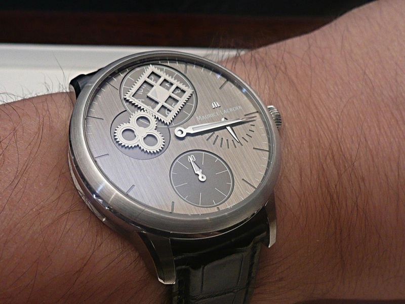 Francois Xavier; Maurice Lacroix Masterpiece Regulator Roue Carree