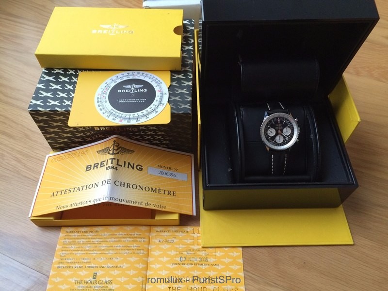 Breitling watch listing