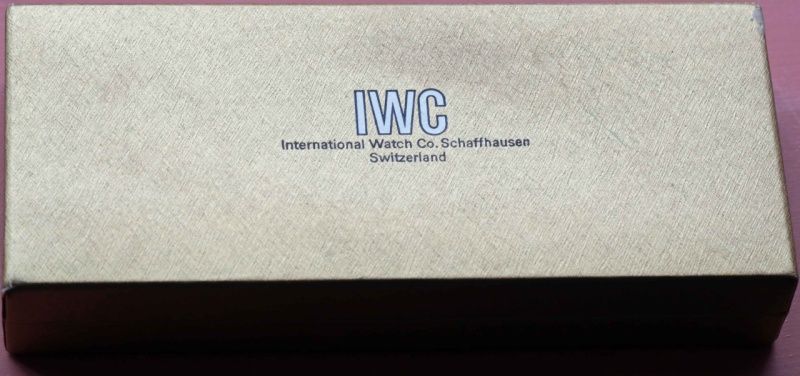 Original IWC box found and so kindly gifted by my dear friend Blomman