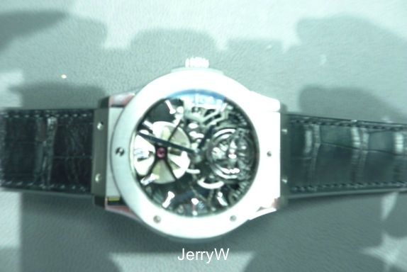 The first piece I viewed was a Ti Skeleton Tourbillon, not a bad way to start the viewing.