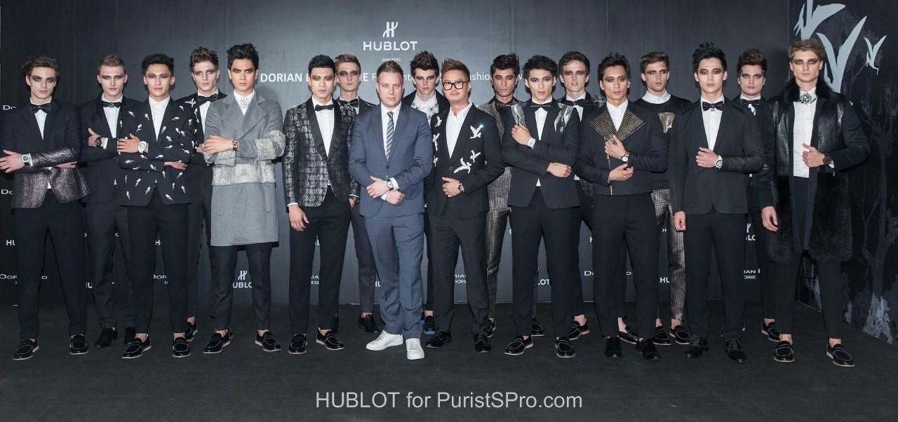 Loic Biver, HUBLOT Greater China and Dorian Ho, Fashion Designer