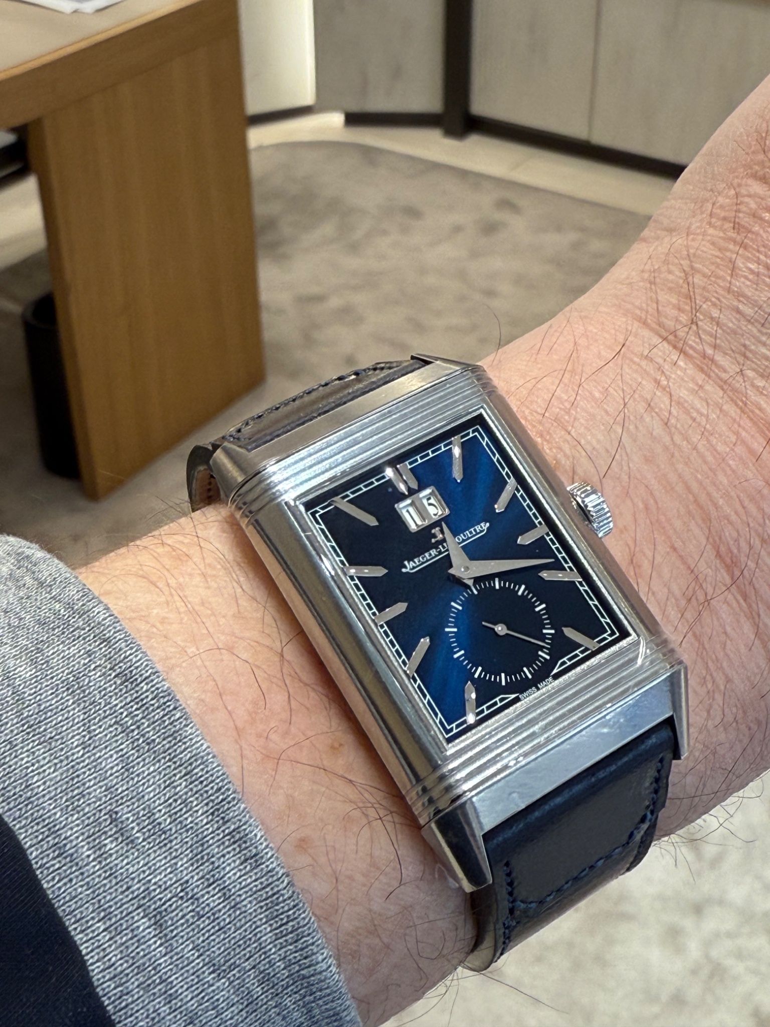 Watch by Jaeger LeCoultre, Jaeger-LeCoultre, Reverso, Reverso Tribute, Tribute Monoface